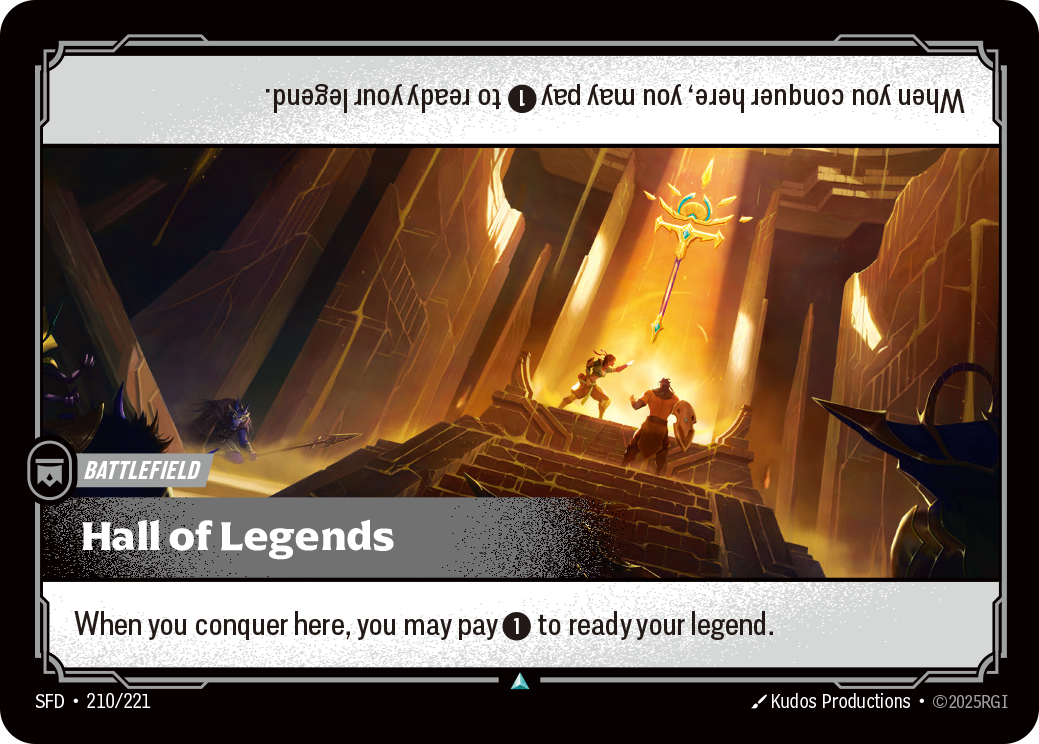 Hall of Legends SFD 210/221 Chinese Version