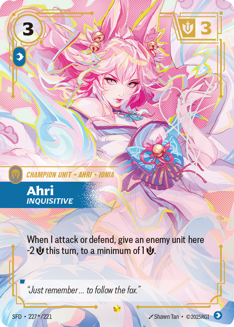 Ahri - Inquisitive SFD 227*/221 Chinese Version