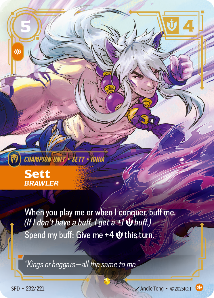 Sett - Brawler SFD 232/221 Chinese Version