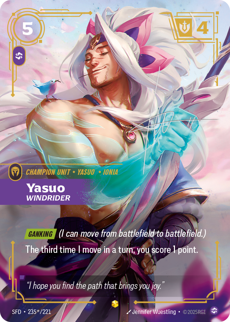 Yasuo - Windrider SFD 235*/221 Chinese Version