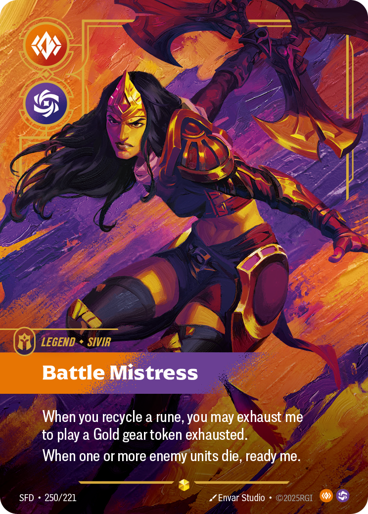 Battle Mistress SFD 250/221 Chinese Version