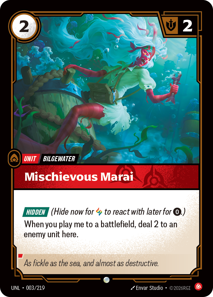 Mischievous Marai UNL 003/219 Chinese Version