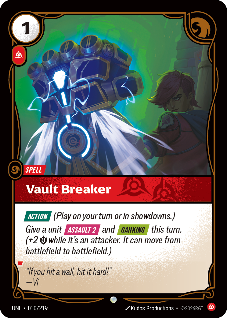 Vault Breaker UNL 010/219 Chinese Version