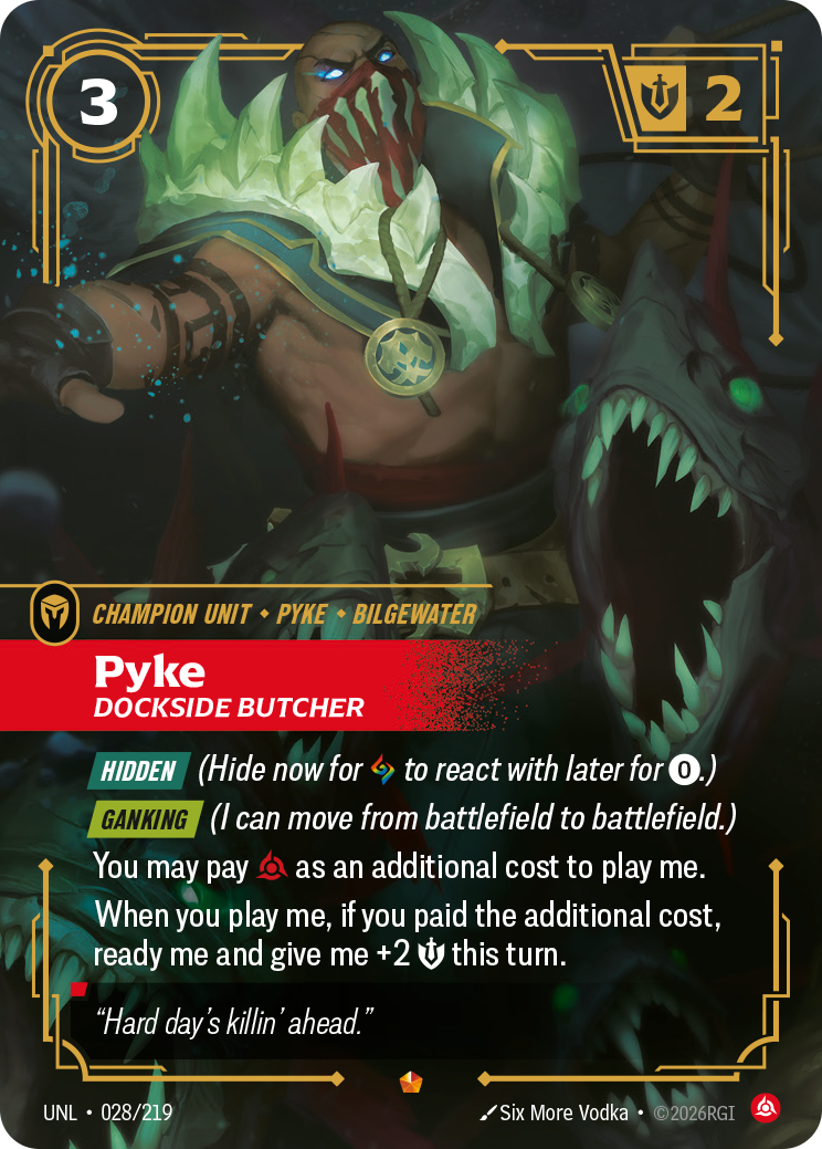 Pyke - Dockside Butcher UNL 028/219 Chinese Version