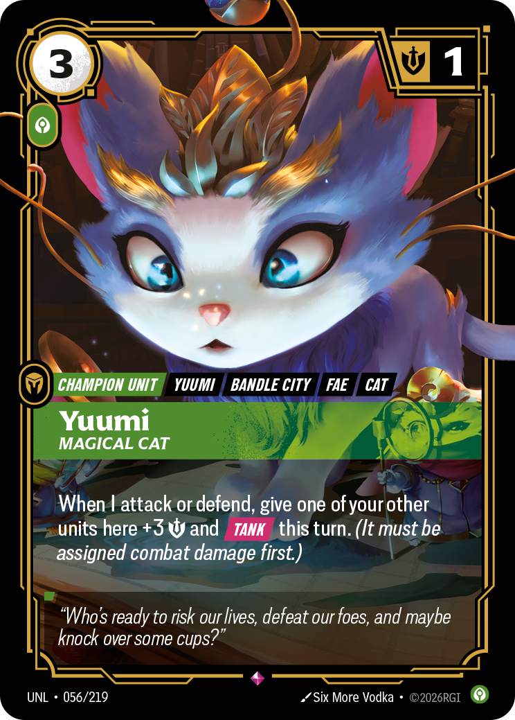 Yuumi - Magical Cat UNL 056/219 Chinese Version
