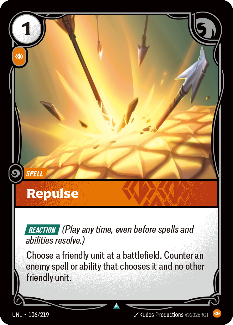 Repulse UNL 106/219 Chinese Version