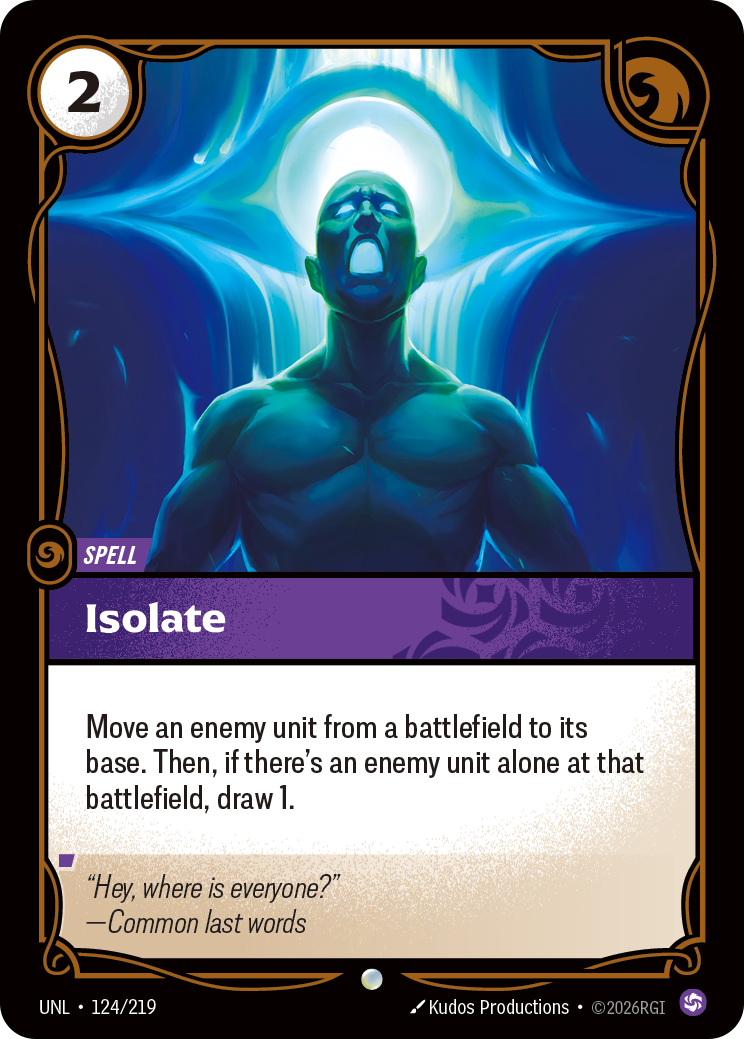 Isolate UNL 124/219 Chinese Version