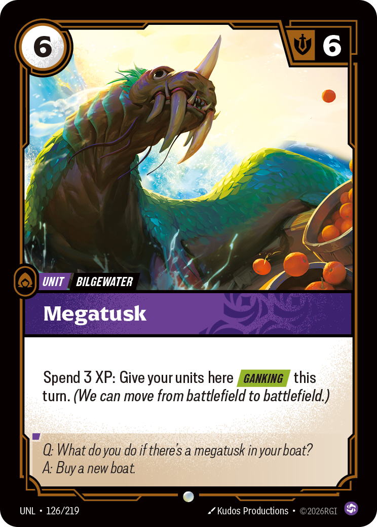 Megatusk UNL 126/219 Chinese Version