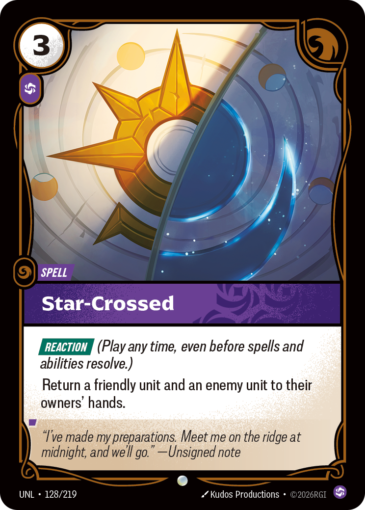 Star-Crossed UNL 128/219 Chinese Version