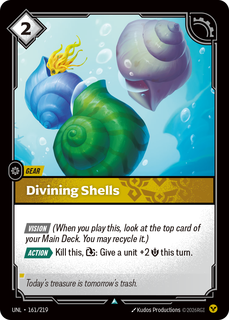 Divining Shells UNL 161/219 Chinese Version