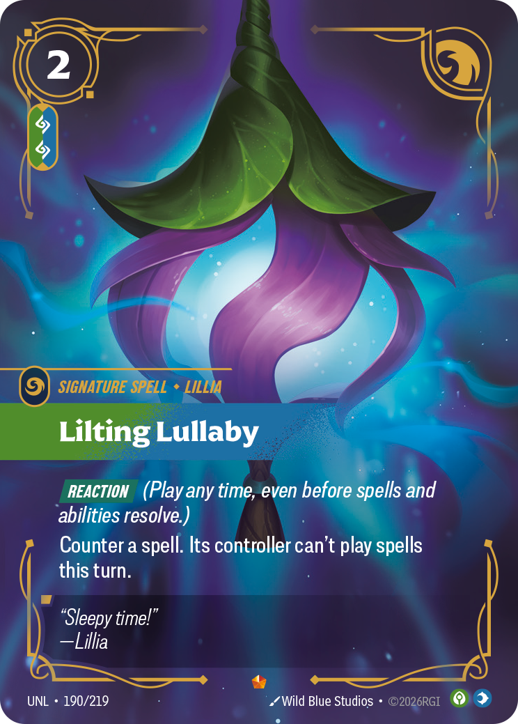 Lilting Lullaby UNL 190/219 Chinese Version