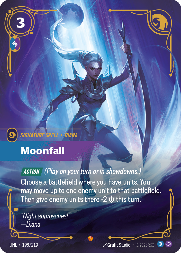 Moonfall - Diana UNL 198/219 Chinese Version