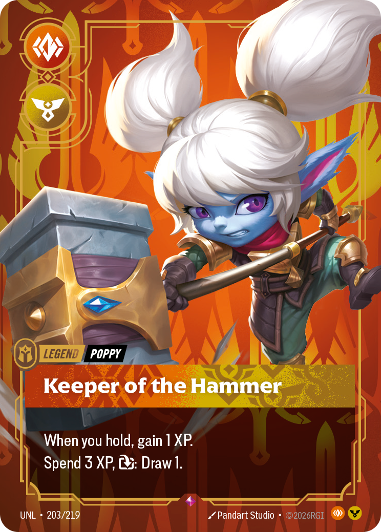 Keeper of the Hammer - Poppy UNL 203/219 Chinese Version