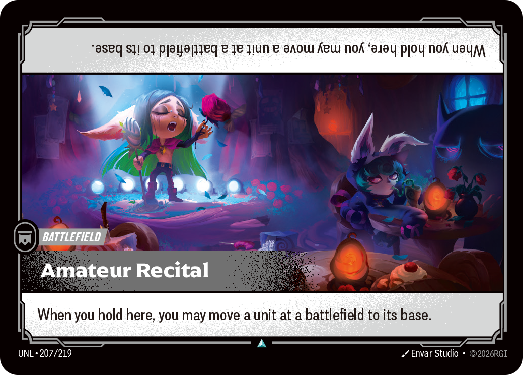 Amateur Recital UNL 207/219 Chinese Version