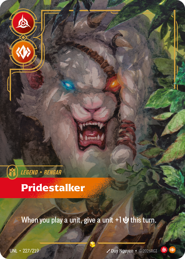 Pridestalker - Rengar UNL 227/219 Chinese Version