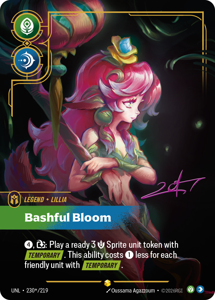 Bashful Bloom - Lillia UNL 230★/219 Chinese Version