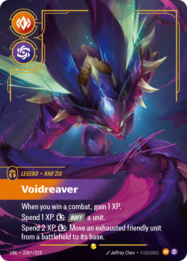 Voidreaver - Kha'Zix UNL 236★/219 Chinese Version
