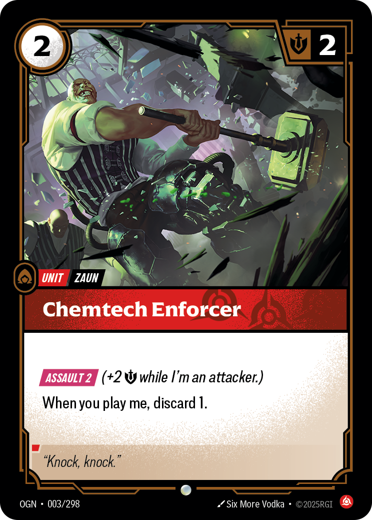 Chemtech Enforcer - OGN 003/298 Chinese Version