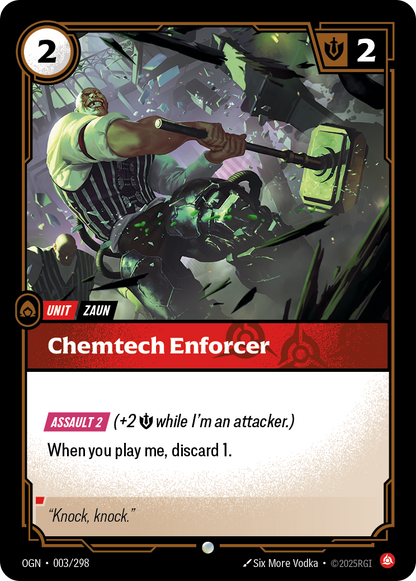 Chemtech Enforcer - OGN 003/298 Chinese Version