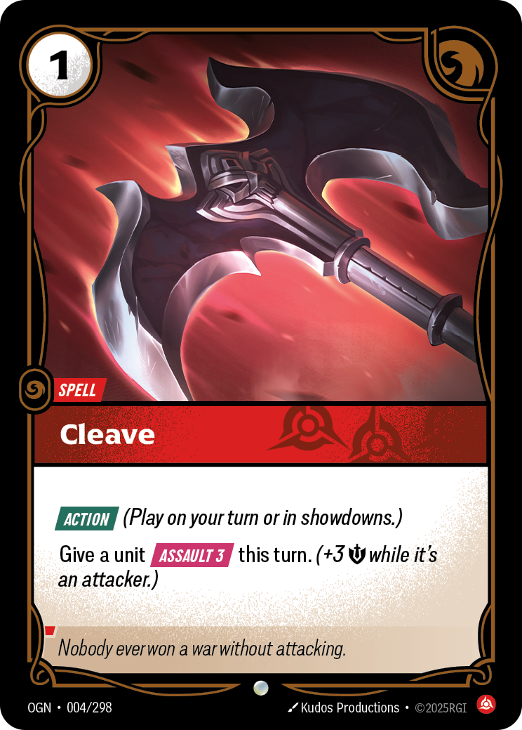 Cleave - OGN 004/298 Chinese Version