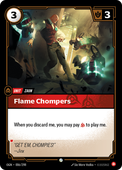 Flame Chompers - OGN 006/298 Chinese Version