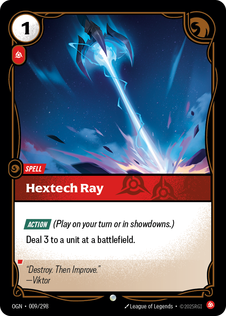 Hextech Ray - OGN 009/298 Chinese Version