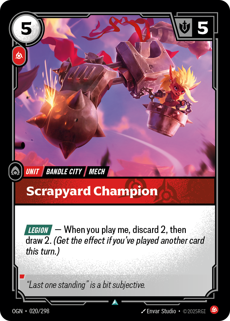 Scrapyard Champion - OGN 020/298 Chinese Version