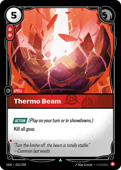 Thermo Beam - OGN 022/298 Chinese Version