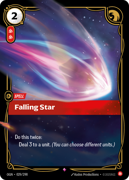 Falling Star - OGN 029/298 Chinese Version