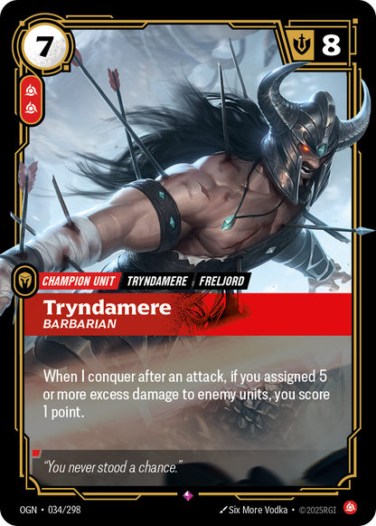 Tryndamere - OGN 034/298 Chinese Version