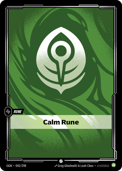 Calm Rune - OGN 042/298 Chinese Version