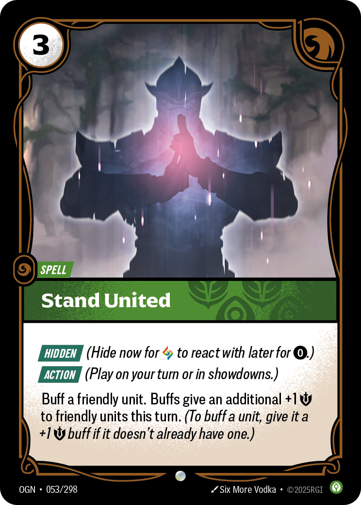 Stand United - OGN 053/298 Chinese Version