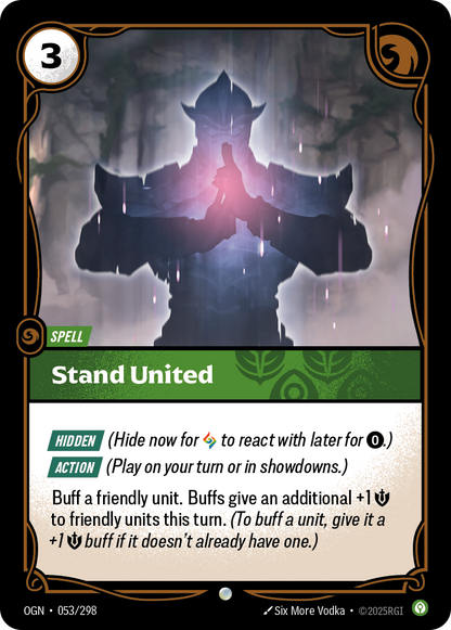 Stand United - OGN 053/298 Chinese Version