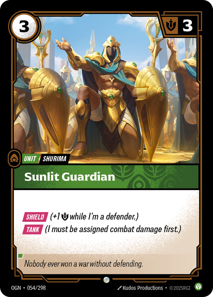 Sunlit Guardian - OGN 054/298 Chinese Version
