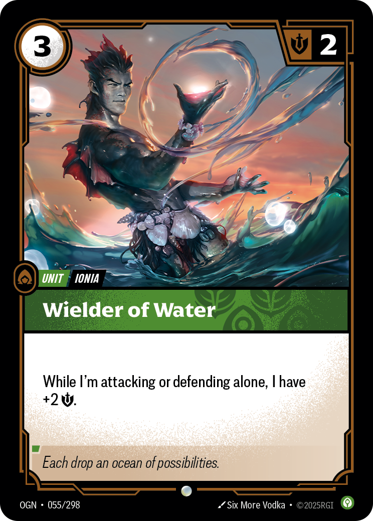 Wielder of Water - OGN 055/298 Chinese Version