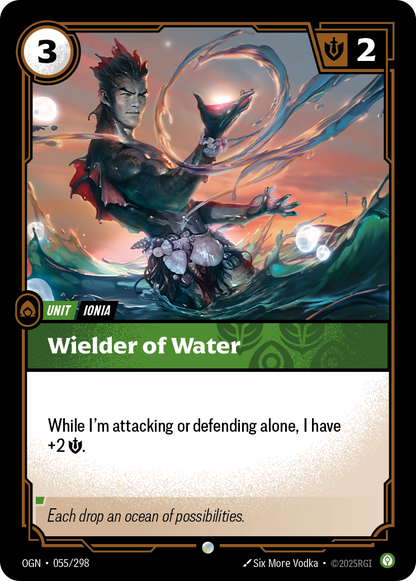 Wielder of Water - OGN 055/298 Chinese Version