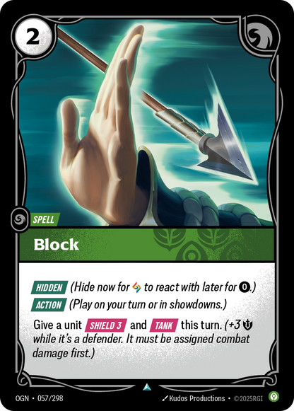 Block - OGN 057/298 Chinese Version