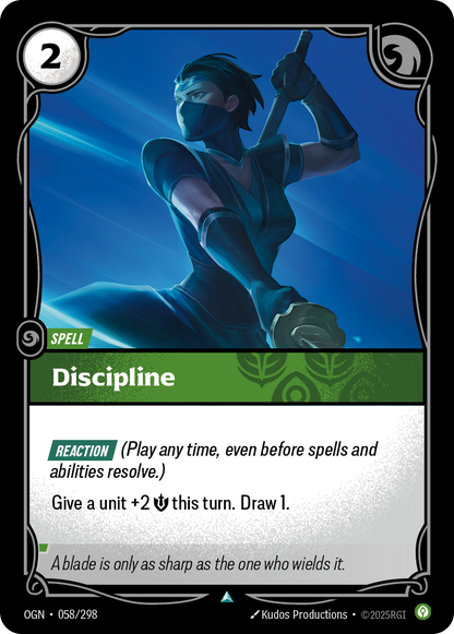 Discipline - OGN 058/298 Chinese Version