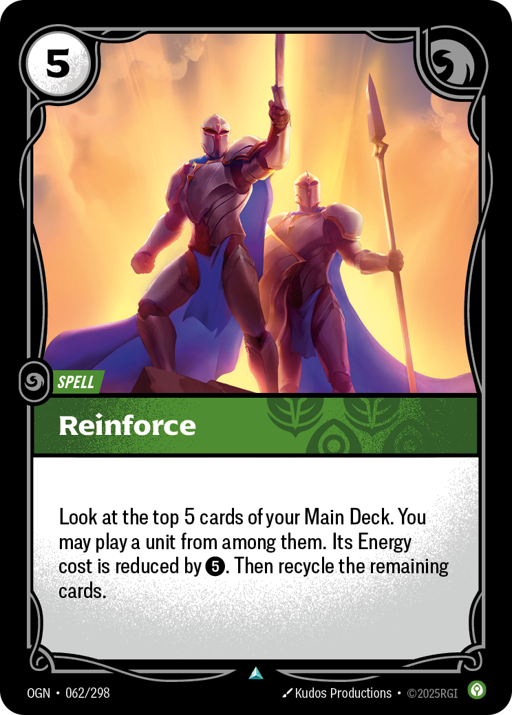 Reinforce - OGN 062/298 Chinese Version