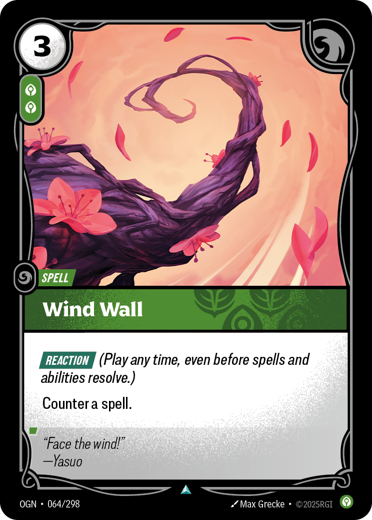 Wind Wall - OGN 064/298 Chinese Version