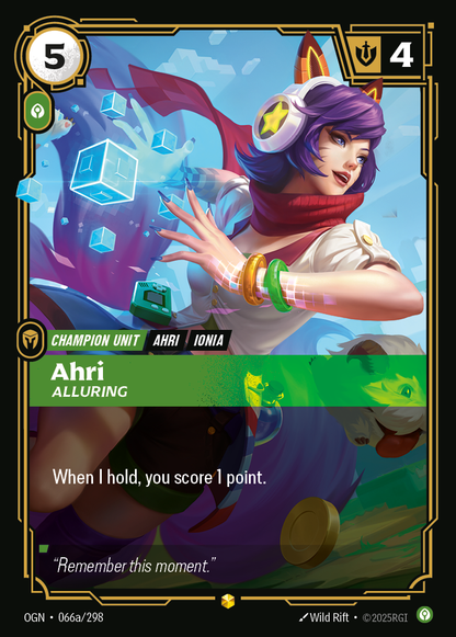 Ahri - OGN 066a/298 Chinese Version