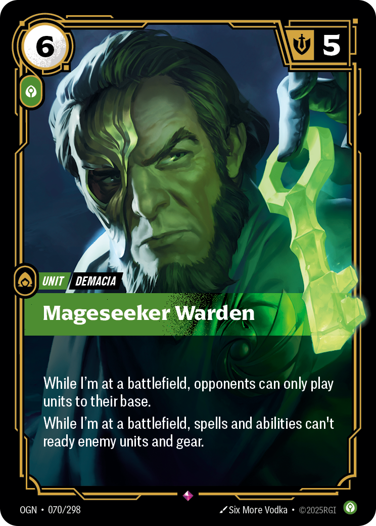 Mageseeker Warden - OGN 070/298 Chinese Version