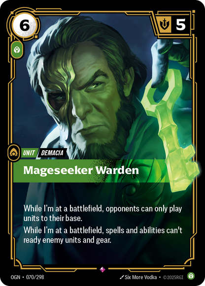 Mageseeker Warden - OGN 070/298 Chinese Version