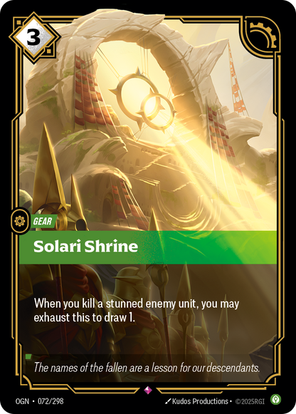 Solari Shrine - OGN 072/298 Chinese Version