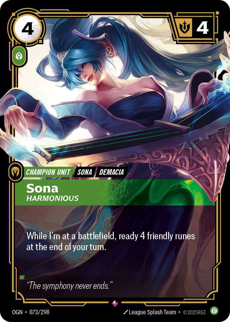 Sona - OGN 073/298 Chinese Version