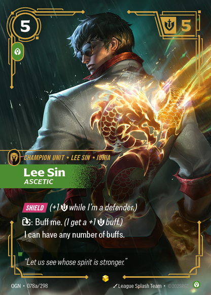 Lee Sin - OGN 078a/298 Chinese Version