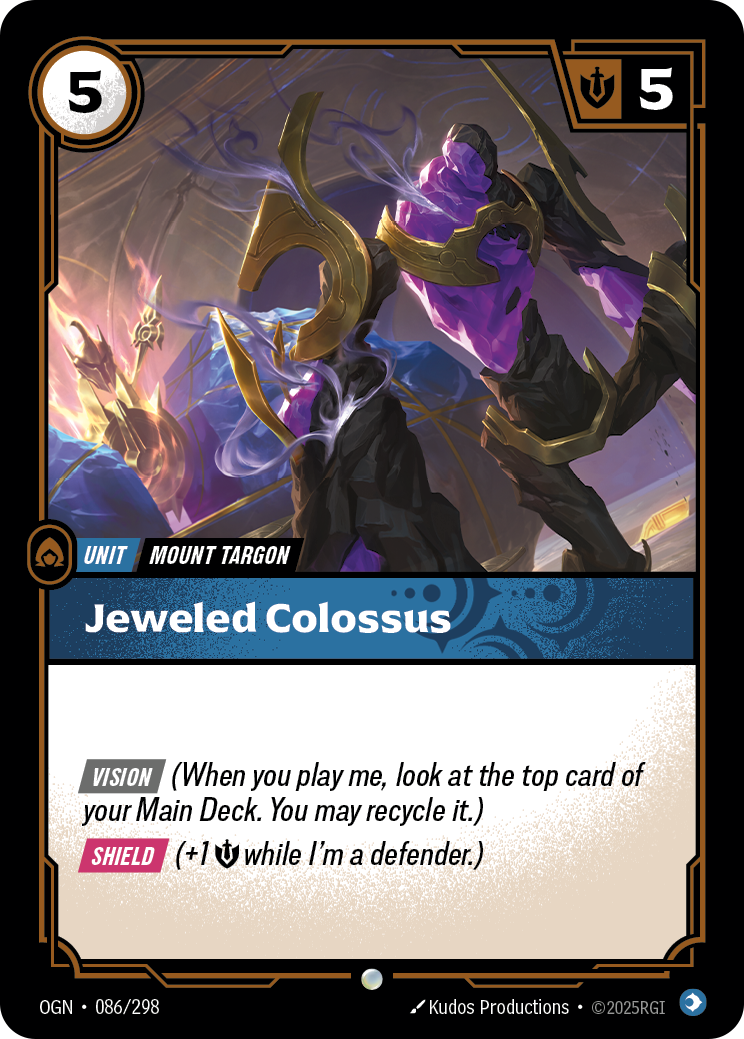 Jeweled Colossus - OGN 086/298 Chinese Version