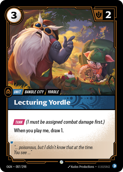Lecturing Yordle - OGN 087/298 Chinese Version