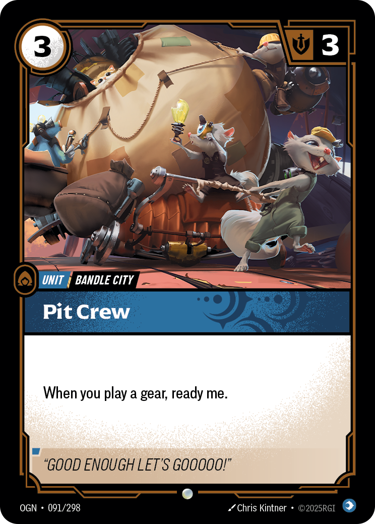 Pit Crew - OGN 091/298 Chinese Version