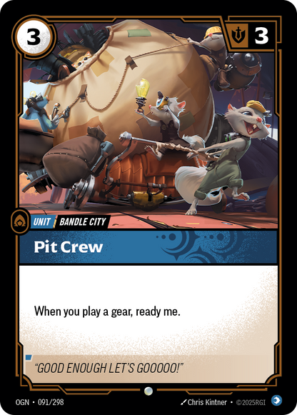 Pit Crew - OGN 091/298 Chinese Version